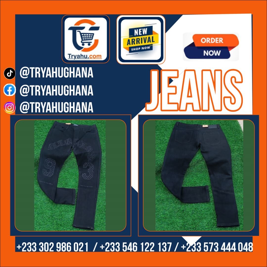 Premium Men’s Jeans in Ghana | Strong Denim | Sizes 32 & 33